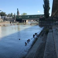 Photo taken at Schemerlbrücke (Löwenbrücke) by Diána P. on 8/19/2020