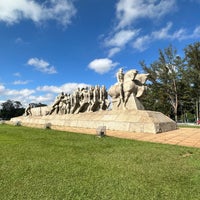 Photo taken at Monumento às Bandeiras by Marcelo A. on 4/16/2023