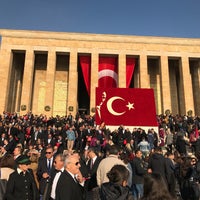 Photo taken at Anıtkabir by Dilek A. on 11/11/2017
