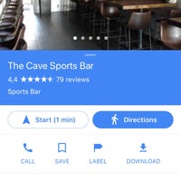 Photo taken at The Cave Sports Bar by Natalya N. on 4/7/2018