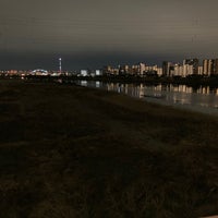 Photo taken at Shikahama Bridge by みらぬき on 3/20/2022