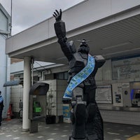 Photo taken at Gundam monument statue &amp;quot;From the Earth&amp;quot; by Masahiko S. on 6/7/2022