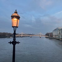 Photo taken at Battersea Bridge by Emel M. on 3/9/2024