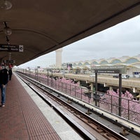 Photo taken at Ronald Reagan Washington National Airport Metro Station by A L E X on 3/9/2024