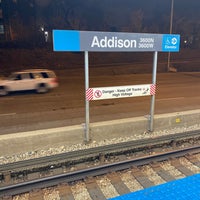 Photo taken at CTA - Addison (Blue) by R M. on 12/30/2019