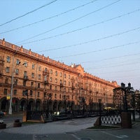 Photo taken at Остановка «Улица Ленина» by Pavel O. on 10/13/2015
