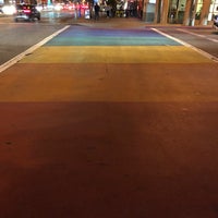 Photo taken at West Hollywood Rainbow Crosswalks by Martin Y. on 12/6/2019