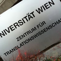 Photo taken at Zentrum für Translationswissenschaft by Sally C. on 11/28/2012