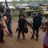 Photo taken at Paintball Zone by Kathy Z. on 4/13/2014