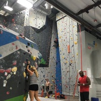 Photo taken at Sender One Climbing, Yoga and Fitness by Marc V. on 9/29/2016