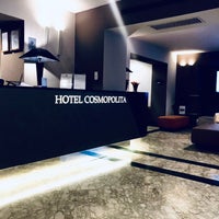 Photo taken at Hotel Cosmopolita Rome by Cenk on 6/19/2019