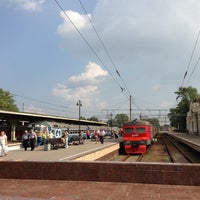 Photo taken at Электричка Санкт-Петербург — Павловск by Vlad P. on 8/4/2013