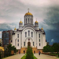Photo taken at Храм Ксении Петербуржской by Anna K. on 8/4/2013
