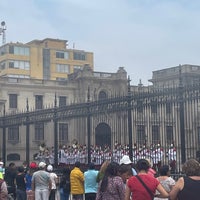 Photo taken at Plaza Mayor de Lima by Malena E. on 1/15/2023