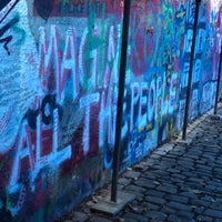 Photo taken at Lennon Wall by Ali S. on 10/6/2019