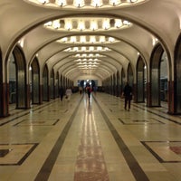 Photo taken at metro Mayakovskaya by Андрей М. on 8/23/2015