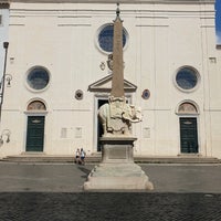 Photo taken at Elefantino e Obelisco della Minerva by Daniel H. on 8/8/2022