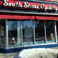 Photo taken at South Shore Cyclery Bicycle Shop &amp;amp; Museum by Kymme G. on 2/22/2014