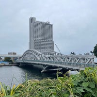 Photo taken at Shirahige Bridge by 2号 on 10/8/2023