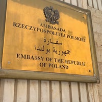 Photo taken at Embassy of the Republic of Poland | سفارة بولندا by SA✨ on 9/1/2019