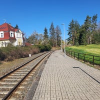 Photo taken at Železniční stanice Mariánské Lázně by Ireneusz Michał H. on 4/30/2023
