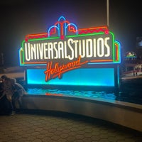 Photo taken at Universal Studios Hollywood Globe and Fountain by Zaid on 2/10/2024