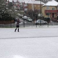 Photo taken at Gladstone Tennis Courts by Mr. M. on 1/14/2013