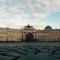Photo taken at Palace Square by Alexandr on 7/24/2015
