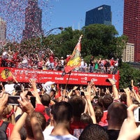 Photo taken at 2013 Chicago Blackhawks Stanley Cup Championship Rally by Casey R. on 6/28/2013