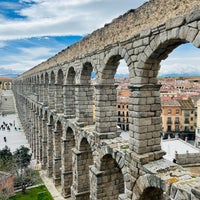 Photo taken at Aqueduct of Segovia by Christine on 4/2/2024