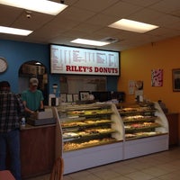 Photo taken at Rileys Donuts by Carla G. on 3/7/2014