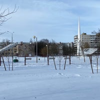 Photo taken at Стадион гимназии № 30 by Andrei N. on 2/15/2021