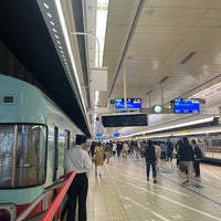 Photo taken at Nishitetsu-Fukuoka (Tenjin) Station (T01) by 水うぉーかー on 4/7/2024