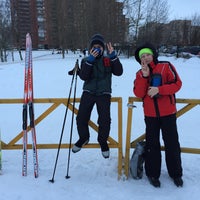 Photo taken at Лыжная база СК &amp;quot;Полежаевский&amp;quot; by Irina S. on 1/31/2015