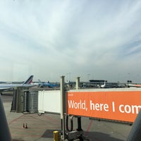 Photo taken at Gate D14 by Arina on 4/13/2016