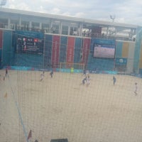 Photo taken at European Games Park Beach Arena by Acemkizi B. on 6/27/2015