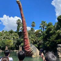 Photo taken at Jurassic Park: The Ride by Jason L. on 9/17/2023