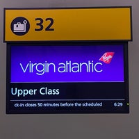Photo taken at Virgin Atlantic Check-in by Kay S. on 3/11/2022
