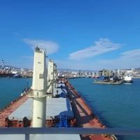 Photo taken at Port of Novorossiysk by Muhammet Burak A. on 2/23/2022