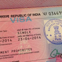 Photo taken at India Visa application Center by Путеводная З. on 1/27/2014