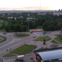 Photo taken at Площадь Дмитрия Донского by Svet Lana Z. on 5/29/2013