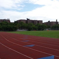Photo taken at CUNY Queens College Track by Tony P. on 7/2/2013