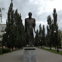 Photo taken at Памятник Достоевскому by Виталий Т. on 9/14/2013