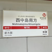 Photo taken at Nishinakajima-Minamigata Station (M14) by 未設定 on 5/15/2024