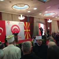 Photo taken at Aleksandar Palace Conference Hall by Osman Can Ö. on 12/23/2014