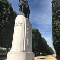 Photo taken at Albert King Of The Belgians Statue by Kazu I. on 7/5/2017