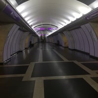 Photo taken at metro Volkovskaya by Антонио К. on 11/16/2019