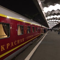 Photo taken at Поезд № 002/001 «Красная стрела» Москва — Санкт-Петербург by Alexander B. on 9/21/2018