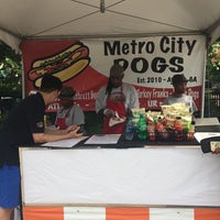 Photo taken at Metro City Dogs by Lakesha P. on 7/19/2014