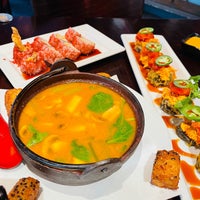 Photo taken at RA Sushi Bar Restaurant by Mounika Roshan B. on 5/1/2022